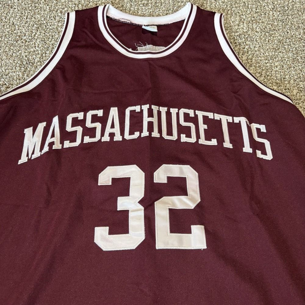 Vintage UMass Julius Erving Basketball Jersey Men's 58 Stitched College RARE Dr - Picture 4 of 9